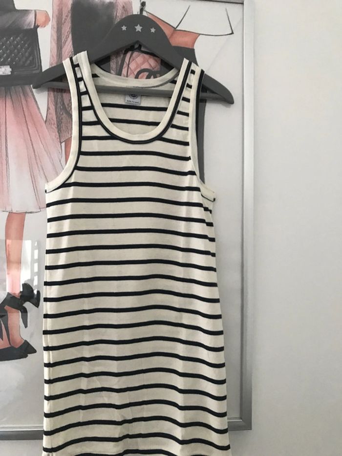 Débardeur Marcel Petit Bateau marinière 12 ans - photo numéro 3