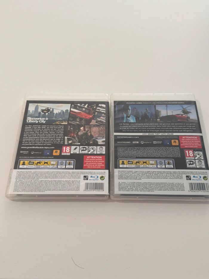 Lot gta IV + gta V - tbe/be - ps3 - photo numéro 2