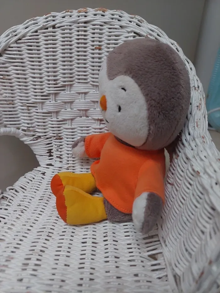 Tchoupi - peluche t-shirt orange - photo numéro 6