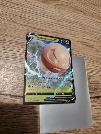 Carte pokémon électrode de hisui promo swsh294 fr année 2022