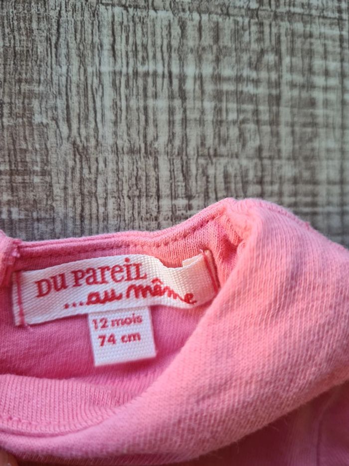 T shirt DPAM 12 mois en très bon état - photo numéro 3