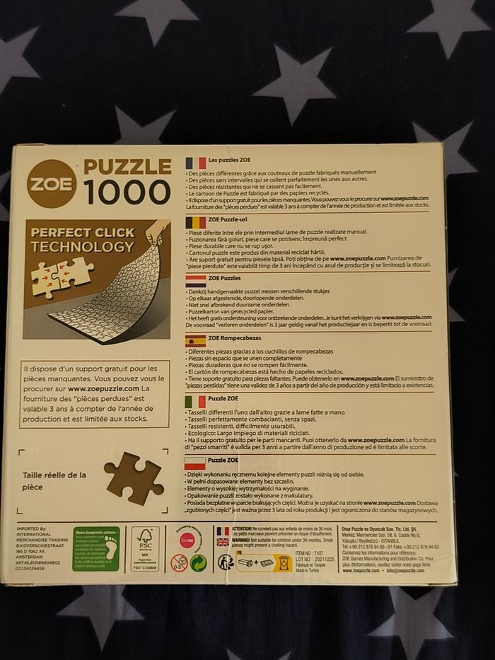Puzzle neuf 1000p - photo numéro 2