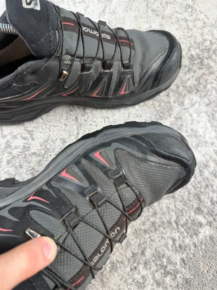 Salomon X Ultra 2 Gore-Tex - Black & Grey & Orange / Corzil - photo numéro 16