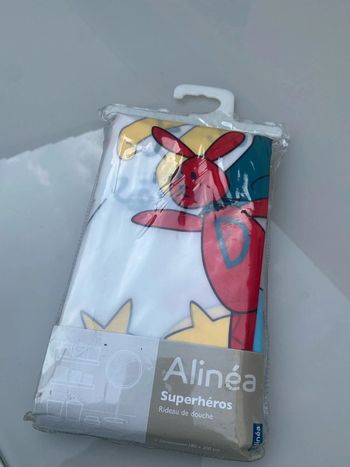 Rideau de douche Superhéros Alinea taille 180 x 200 cm Neuf