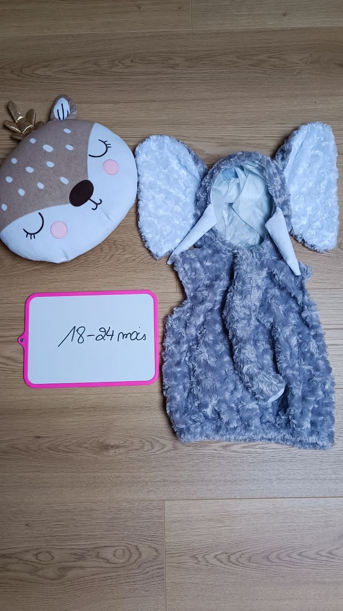 Déguisement éléphant 18-24 mois