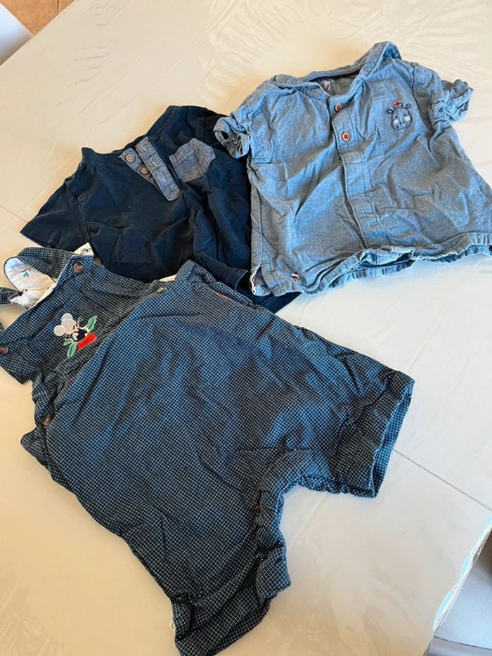 Salopette short été