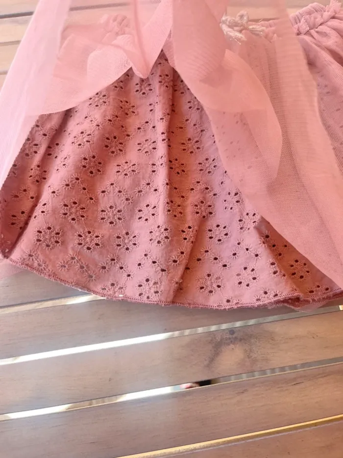 Jupe vieux rose Zara 3 ans - photo numéro 3