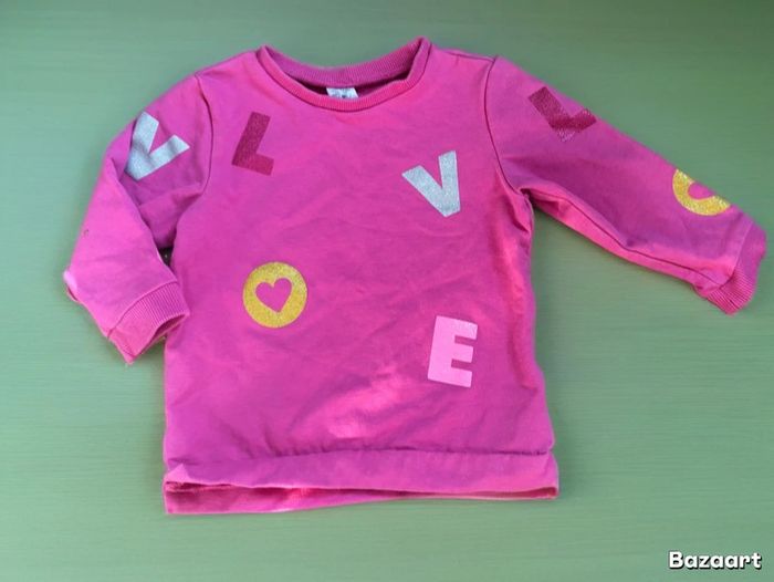 Pull rose U tout petits - photo numéro 2