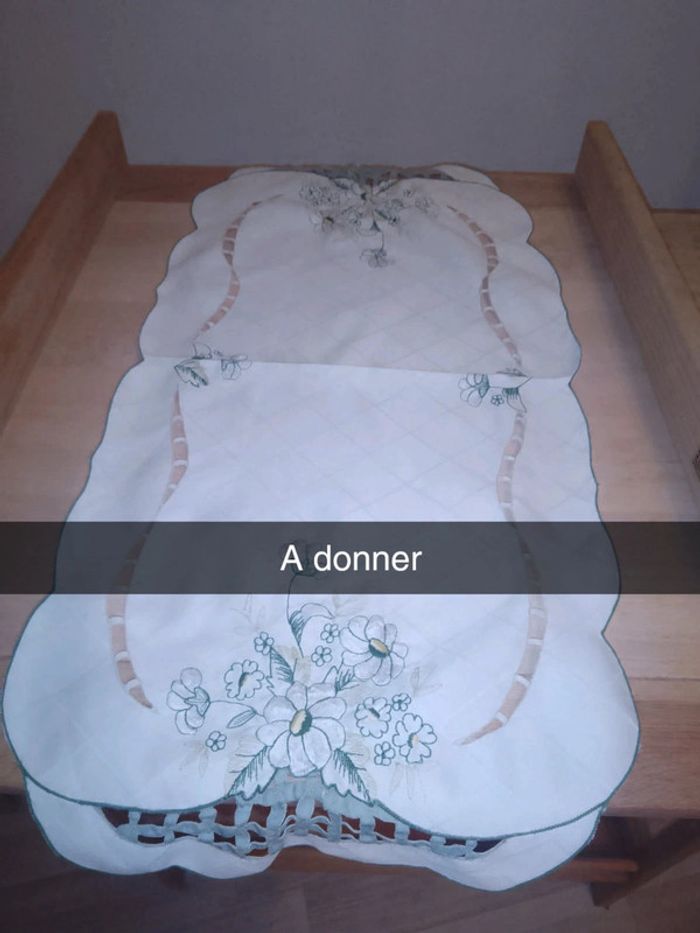 Napperon à donner