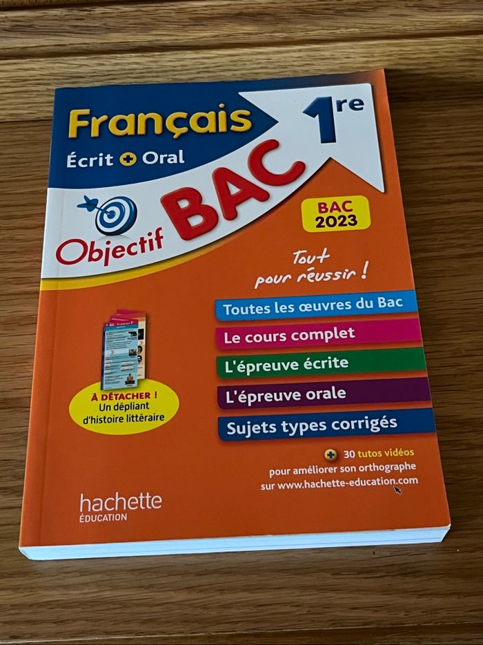 Lots de 3 prépa bac Maths/physique/francais - photo numéro 8