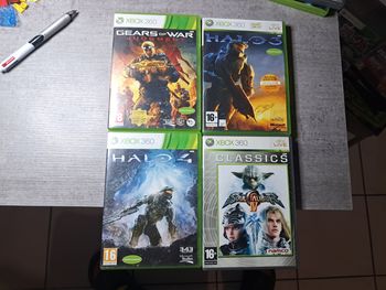 Lot de 4 jeux video xb360
