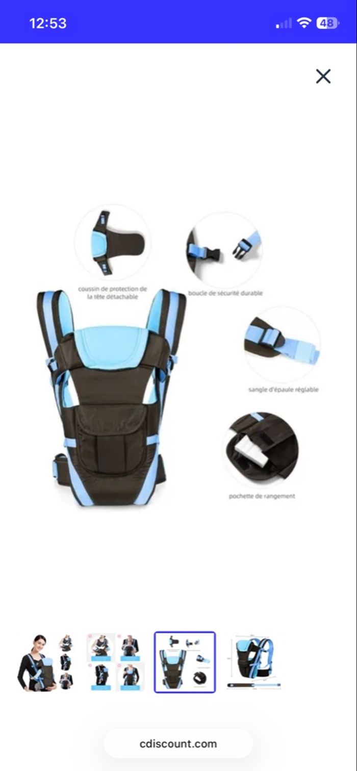 Porte bébé - photo numéro 5