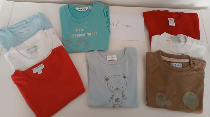 Lot Débardeurs et T-shirt 18 mois - photo numéro 2