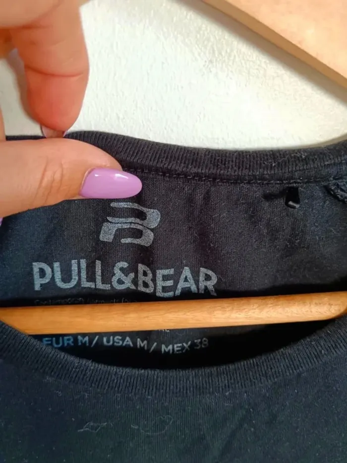 C27 t-shirt noir Pull&Bear M - photo numéro 3