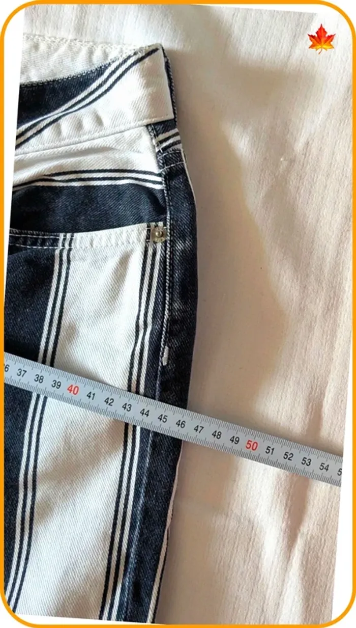 Jeans mom rayé femme BDG 36 - photo numéro 6