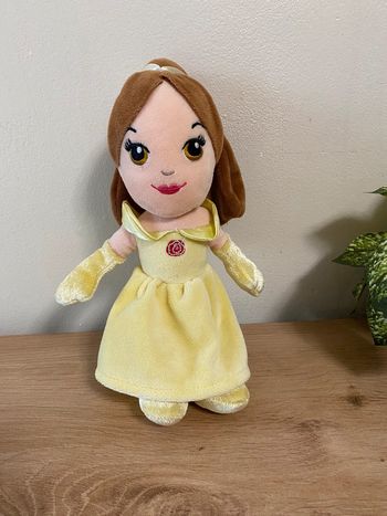 Doudou princesse robe jaune belle et la bête Disney nicotoy