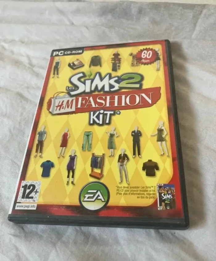 Jeu pc cd-rom les sims 2 h&m fashion