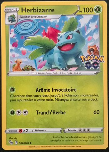 Herbizarre Pokémon Go
