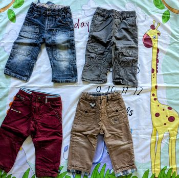 Lot pantalons 18 mois