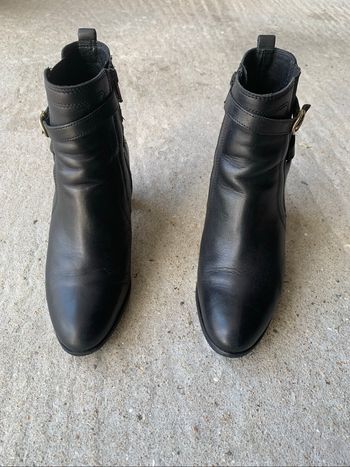 Bottines noires femme