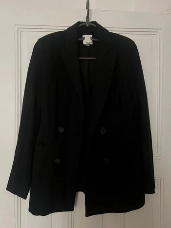 Blazer h&m noir ceintré