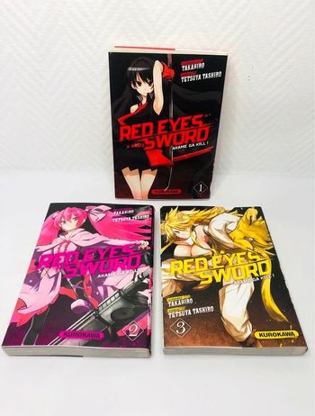 Red eyes sword volume 1,2,3