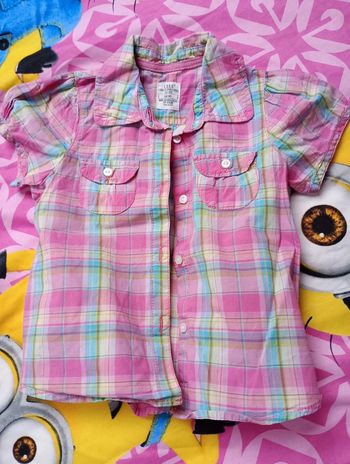 Chemise Logg rose vert