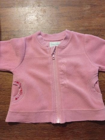 Veste polaire Kiabi taille 6 mois