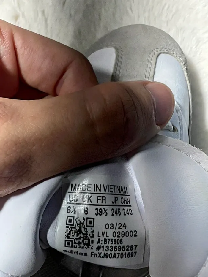 Adidas Samba OG / Blanc - Noir - taille 39 - photo numéro 8