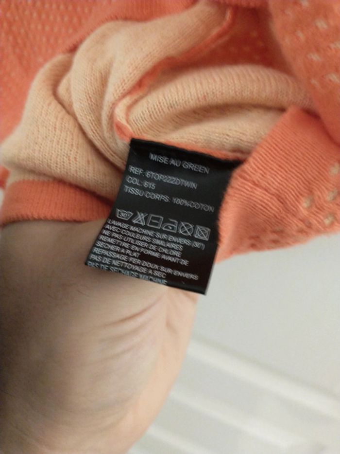 Débardeur mise au green taille 4 coloris orange - photo numéro 3