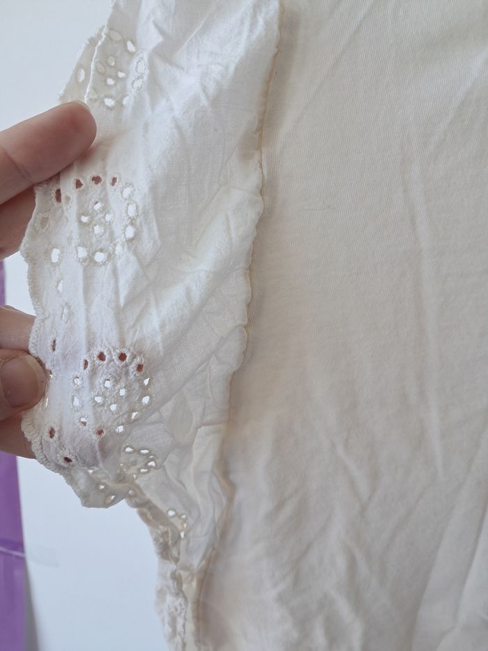 Tes shirt debardeur manches volantees neuf 6 ans - photo numéro 2
