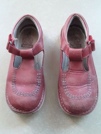Salomés rouges fille en 32 KICKERS BE