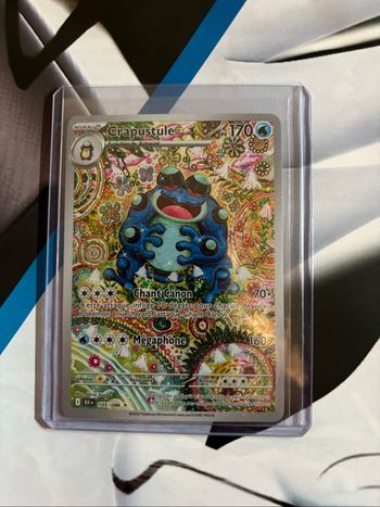 Carte Pokémon Crapustule AR 105/086 Secrète Foudre Noire EV10.5 Neuve FR
