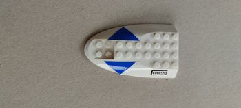 Pièce section arrière du fuselage d'avion 87615 lego 