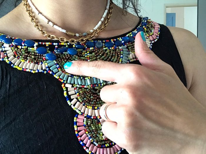 Robe longue à perles - photo numéro 4