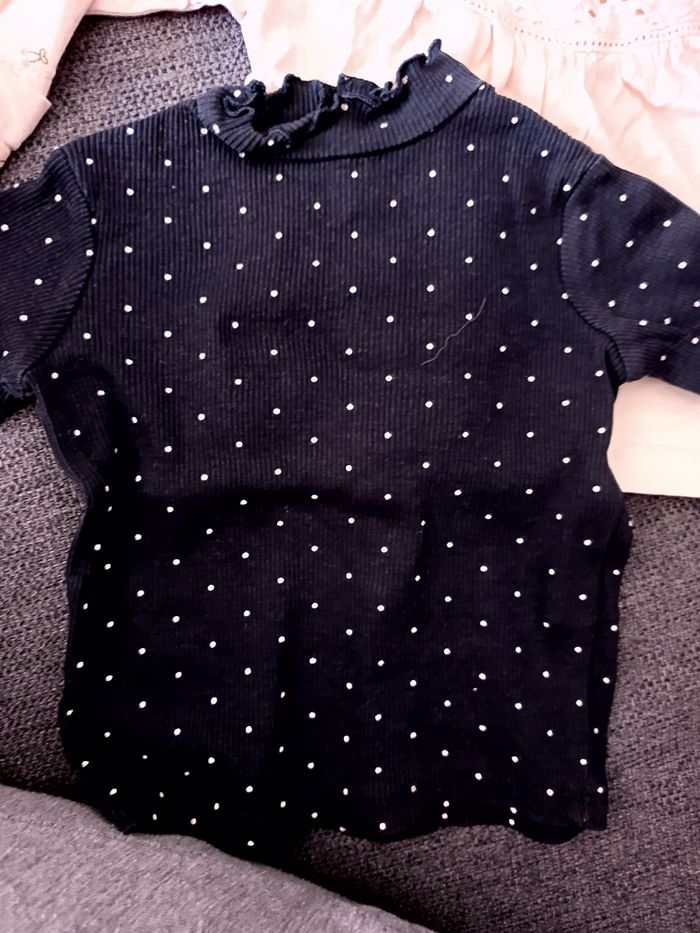 Lot de 3 t-shirts fille 6 mois - photo numéro 3