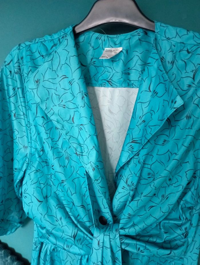 Robe paréo turquoise - photo numéro 4
