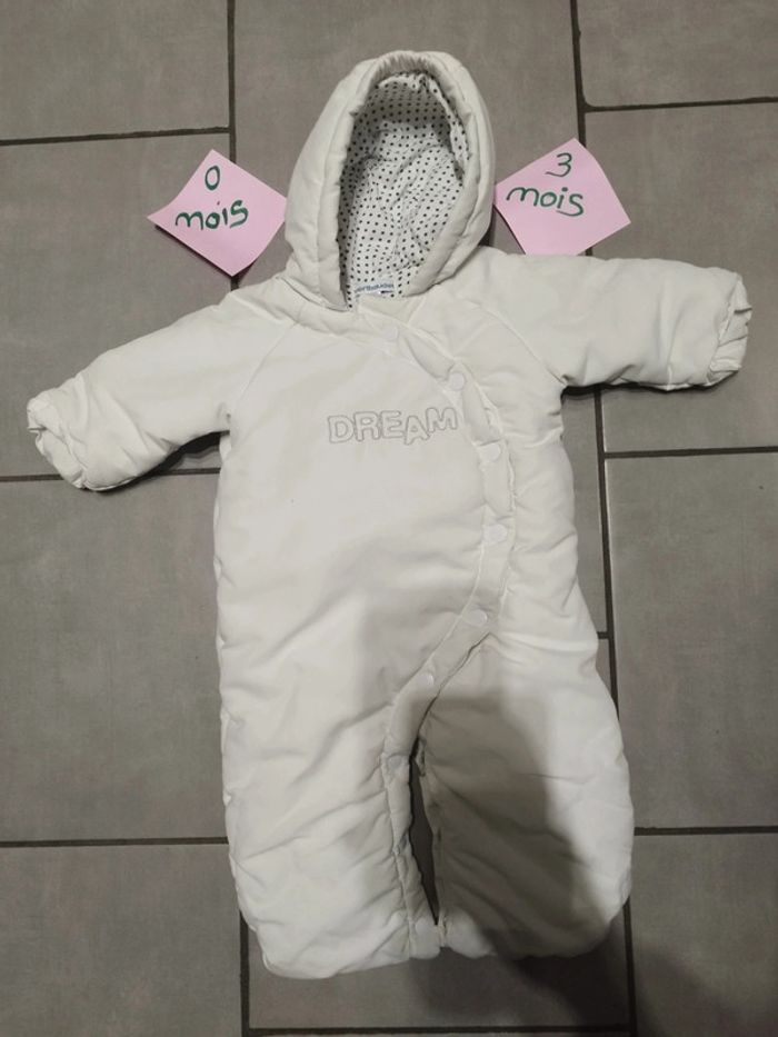 Combipilote blanche 0/3 mois