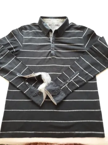 Polo homme manches longues Brice
