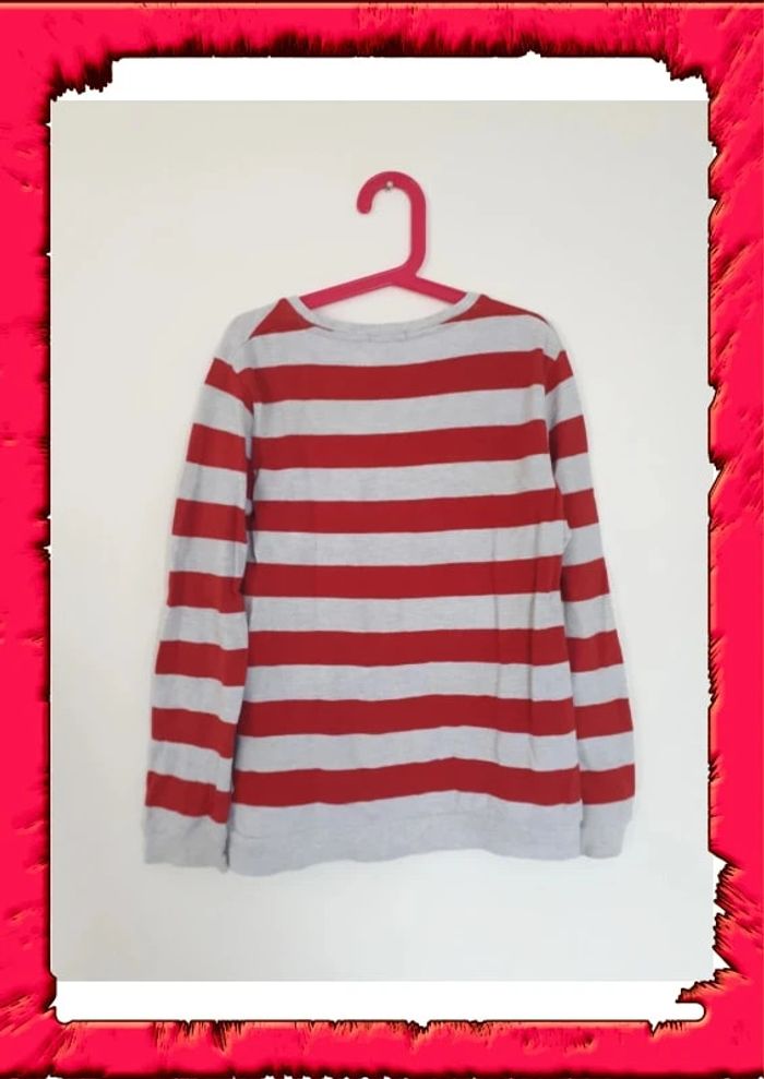 Pull fin rayé  10 ans - photo numéro 3
