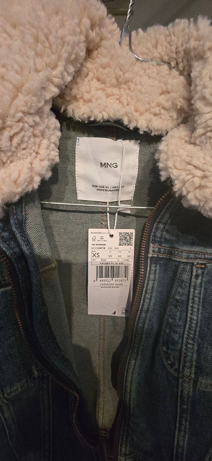 Veste en jean femme  Mango - photo numéro 2
