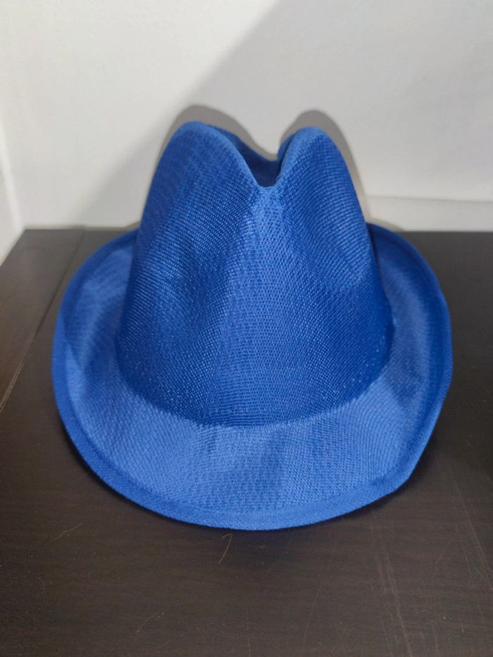 Chapeau borsalino bleu - photo numéro 4
