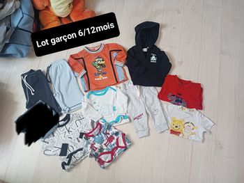 Lot garçon 6/12 mois