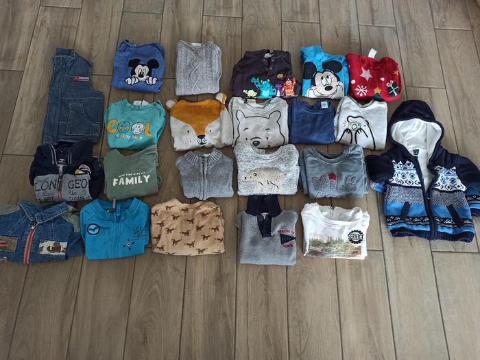 Lot vetements garçon 18 mois 170 pieces - photo numéro 5