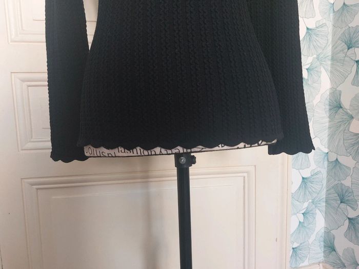 Pull noir maille fine Sézane 38 - photo numéro 5