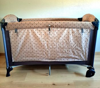 Lit parapluie bébé Aubert Concept 120x60 – Excellent état + housse de transport