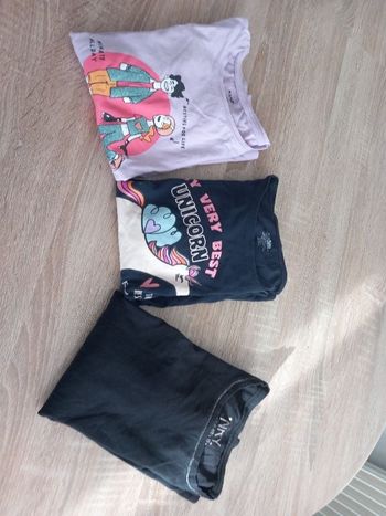 3 tee-shirts