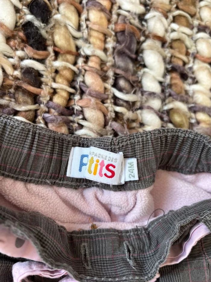 Pantalon fille polaire intérieur 24 mois - photo numéro 4