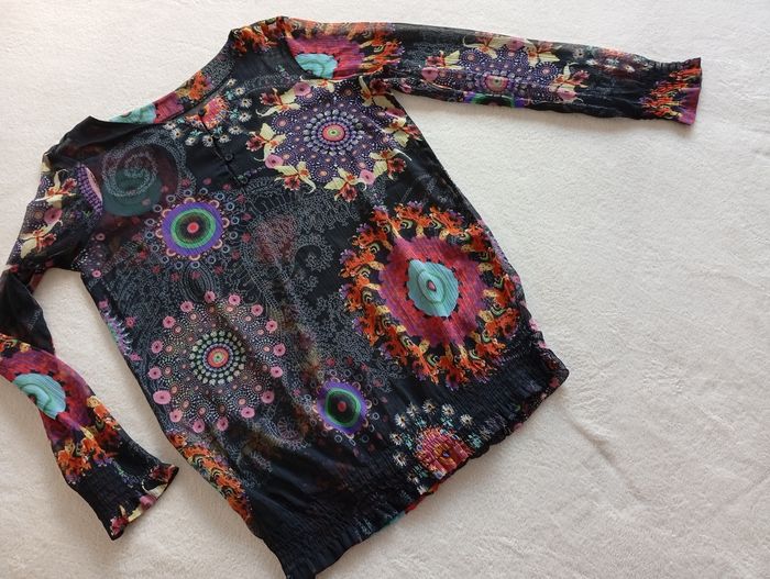 Blouse transparent Desigual femme 40 - photo numéro 10