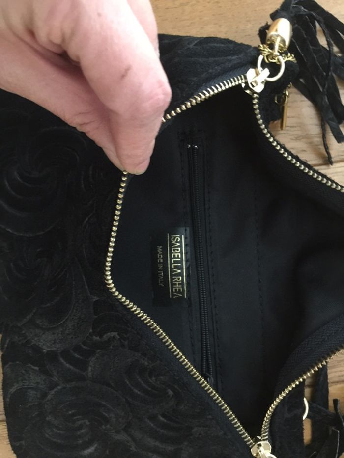 Pochette en cuir Isabella Rhea - photo numéro 4